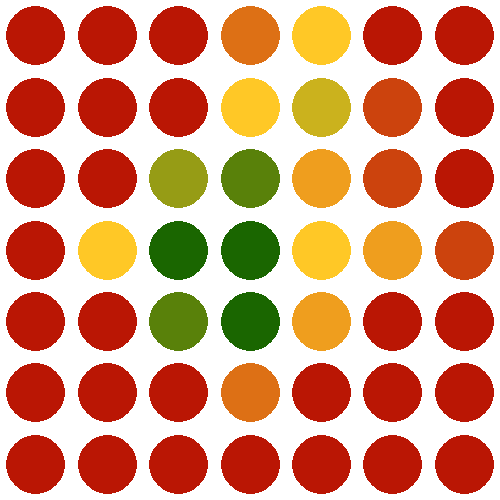 Queens dispensary ranking heatmap showing diverse market