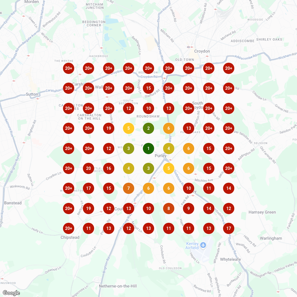 Grid for dental implants