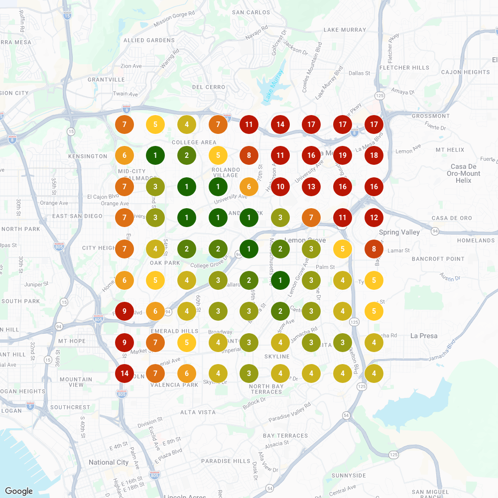 Lemon Grove grid scan, dispensary near me