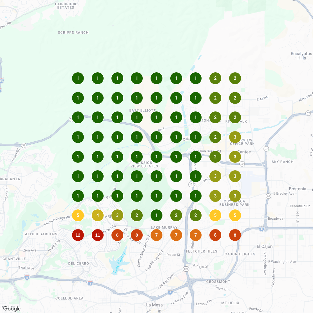 Santee grid scan, dispensary near me