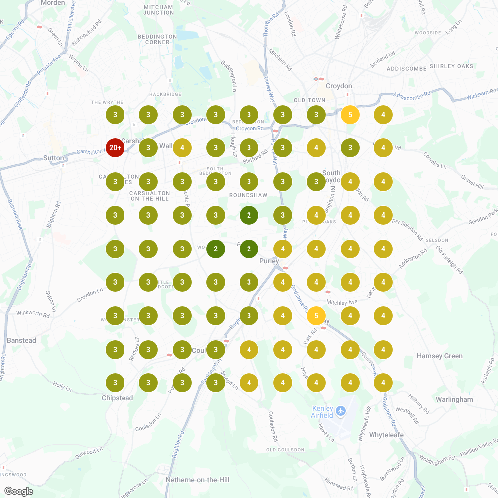 Grid for dentist purley