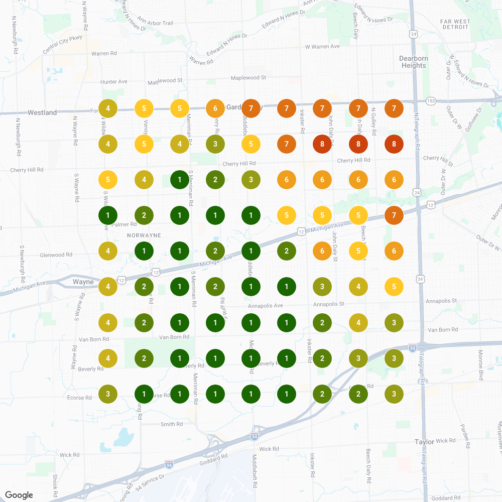 Inkster grid scan, dispensary near me