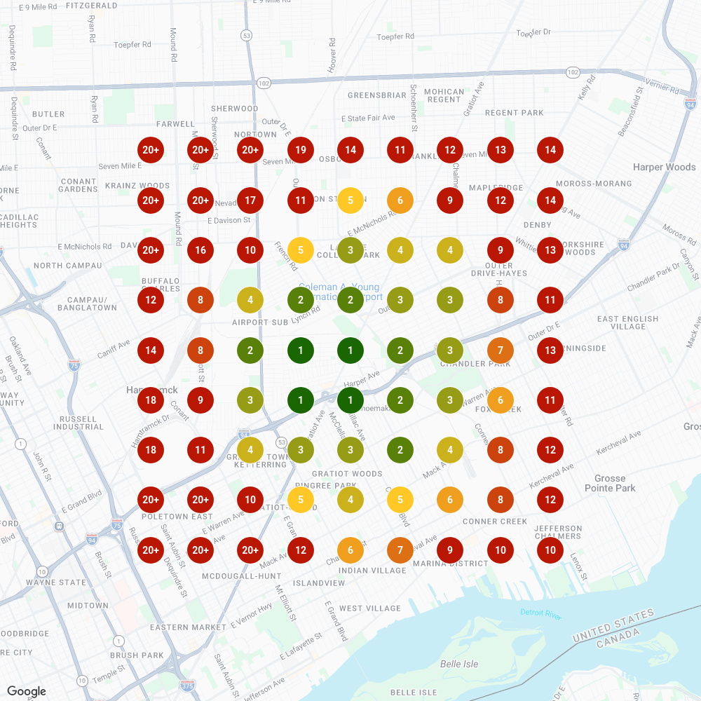 Detroit grid scan, dispensary near me
