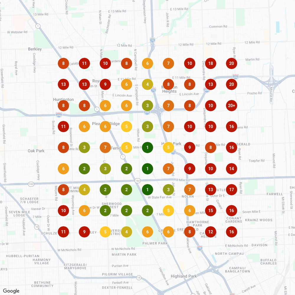 Ferndale grid scan, dispensary near me