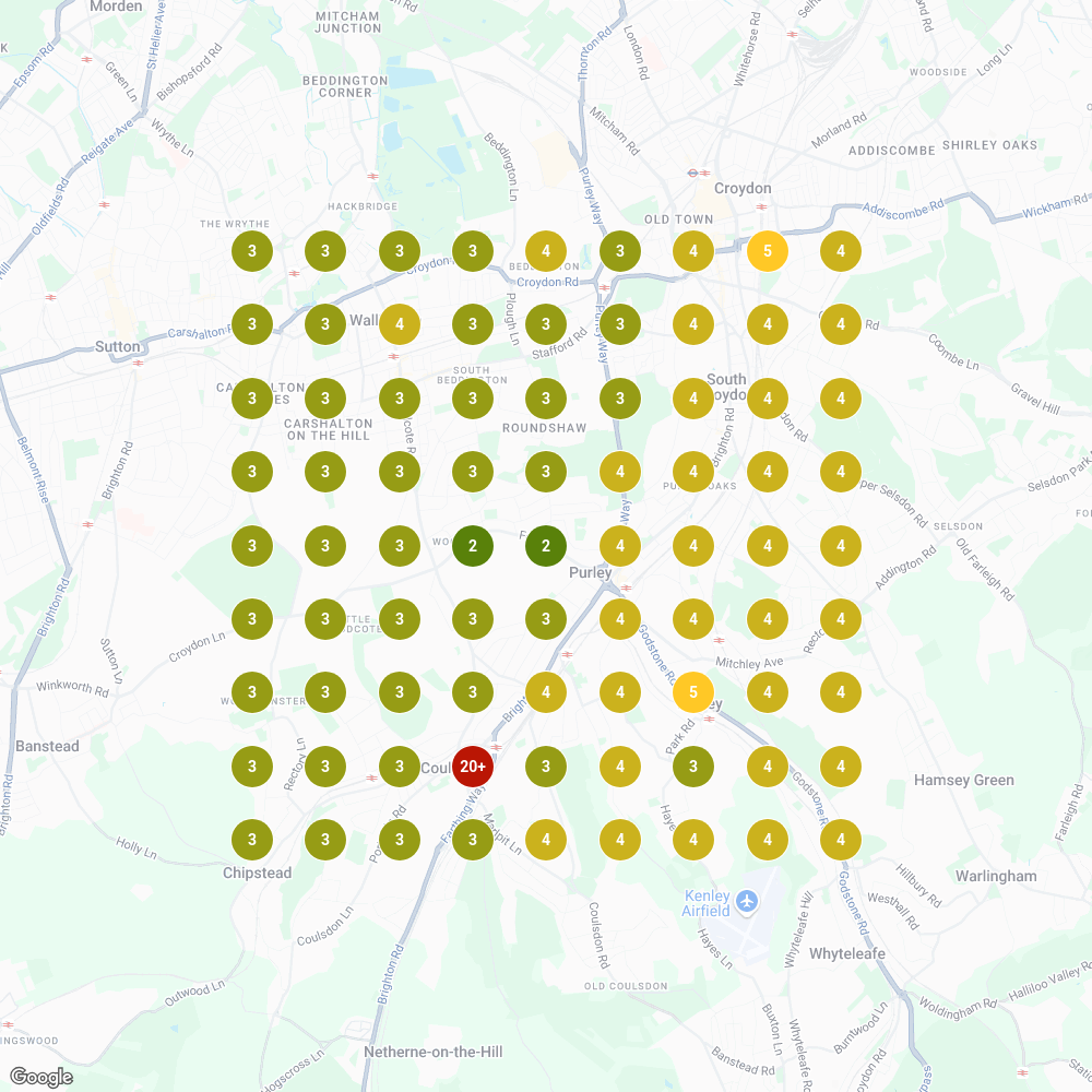 Grid for dentist purley